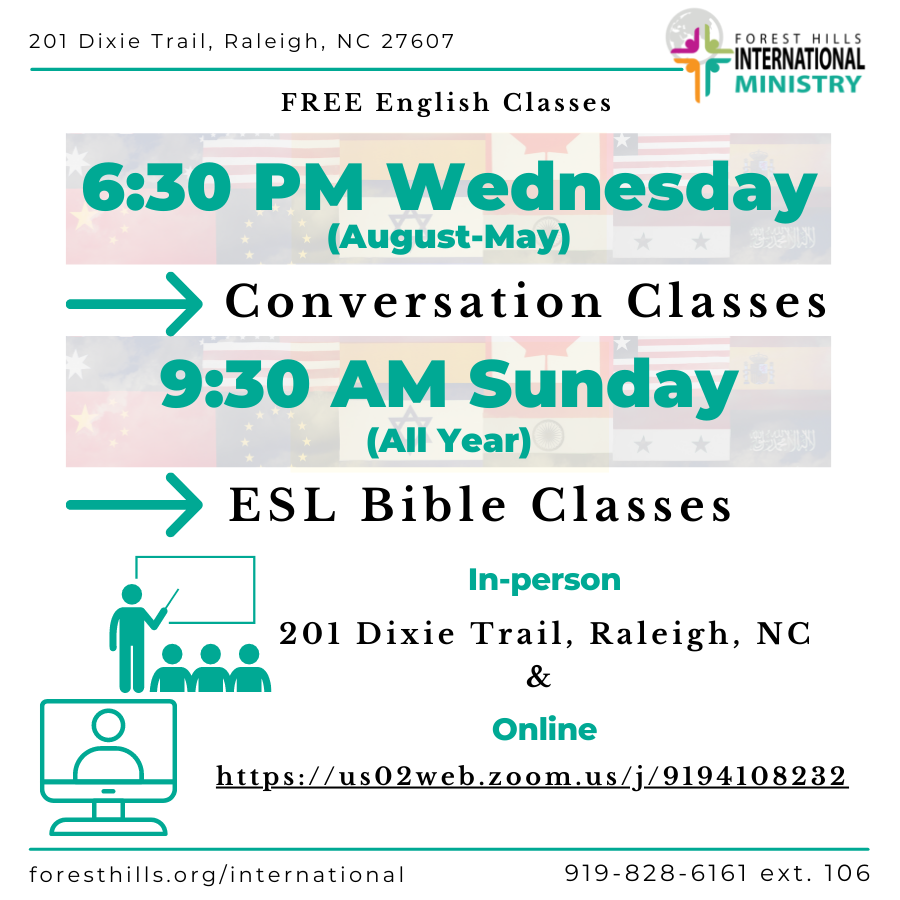 Church Offers Free English Classes 