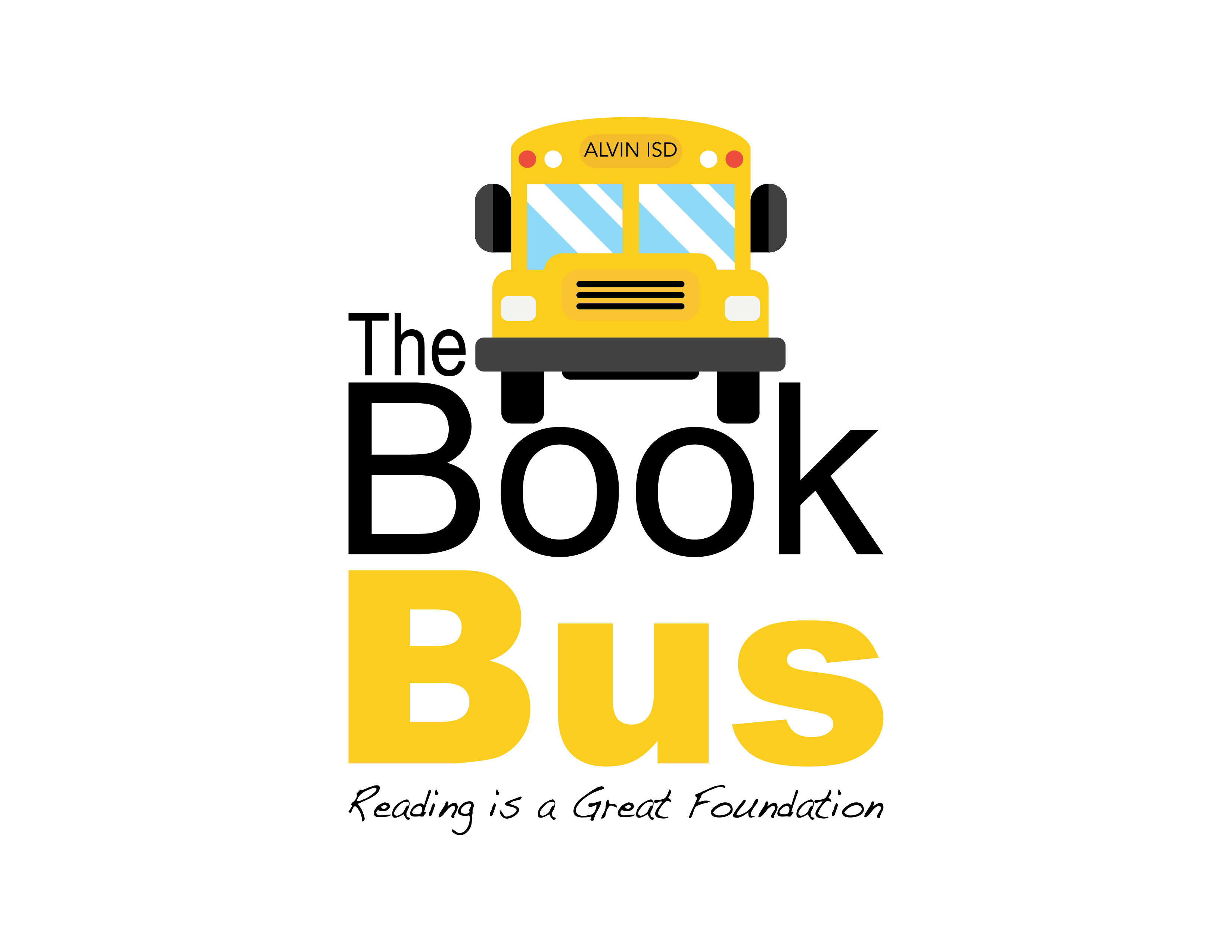 Alvin ISD Book Bus logo