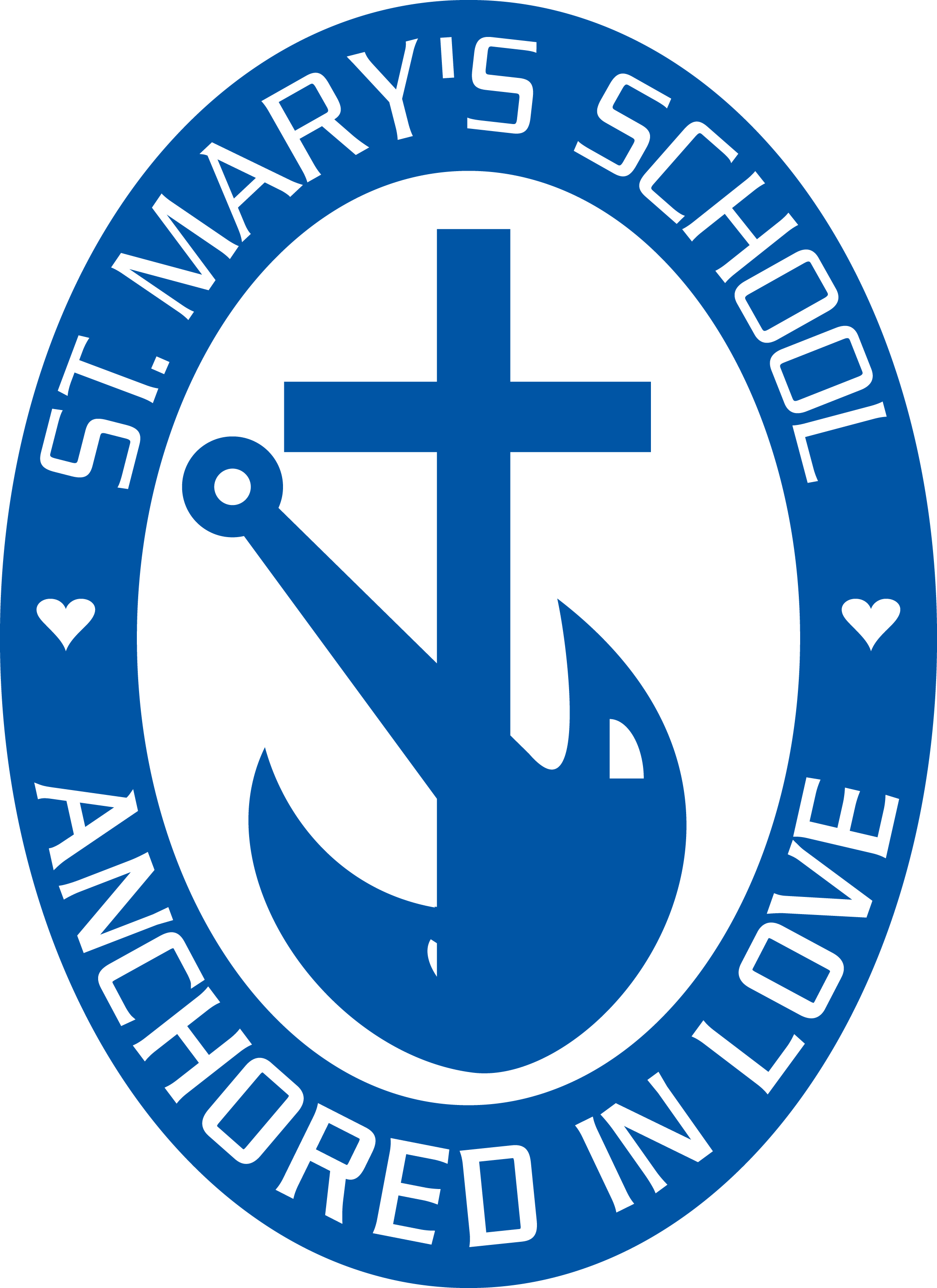 St. Mary's Church and School logo