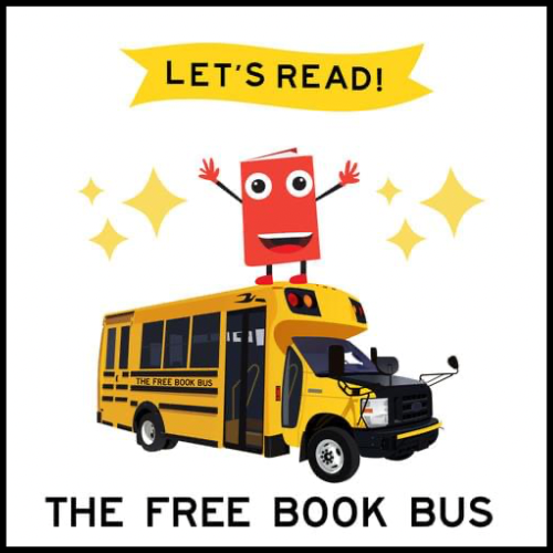 The Free Book Bus Year-Round Literacy Program logo